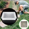 1Pcs Road Concrete Mold DIY Paving Casting Stepping Stone Square Brick Antique Landscape Yard Decor Garden Reusable Making Tools