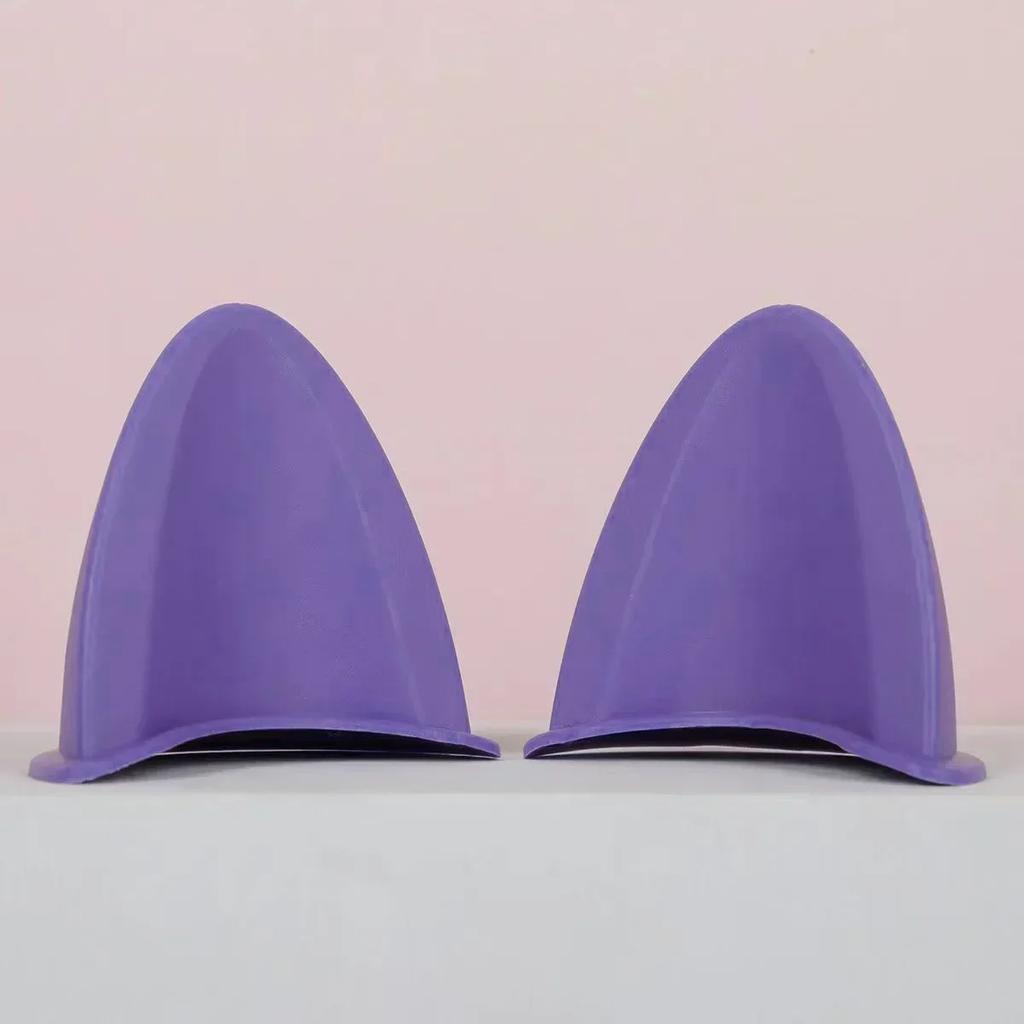 2pcs Helmet Cat Ears Decoration Moto Electric Car Driving Styling Cute Cat Ears Stickers Decor Helmet Accessories