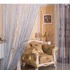 100x200cm Romantic Decoration Curtains Shiny Silvery Line String Tassel Sheer Curtain for Home Living Room Bedroom,1PC