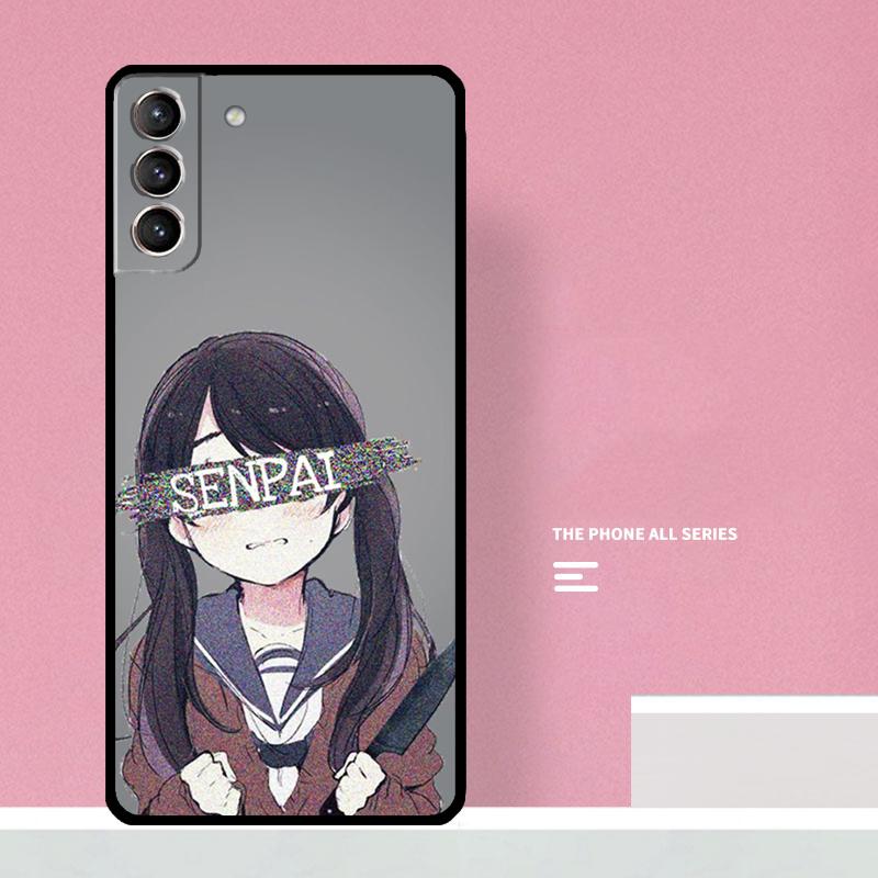 Sugoi Senpai Anime Phone Case For Samsung Galaxy S26 S25 S24 S20 S21 S22 S23 Ultra S10 Plus S25 FE Cover Coque
