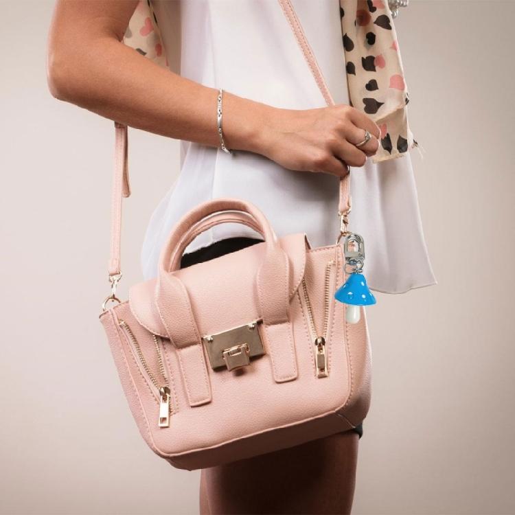 Fun Mushroom Shaped Keychain User Friendly Material Multiple Colors Versatile Decoration For Teens Adults