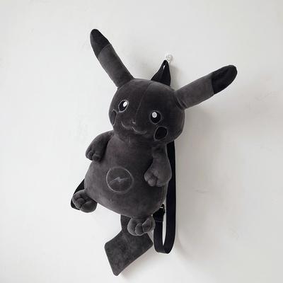 Nietoksyczny Uroczy Pokemon Czarny Pikachu Plecak Kawaii Japoński Styl Moda Pluszowa Torba Torba na Ramię Plecak Plecak Szkolny Prezenty Urodzinowe