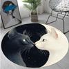 Animal  Circular Rug Office Decorative Carpet For Living Room Bedroom Door Mat Floor Rug Computer Chair Area Rug Viking Theme Decor