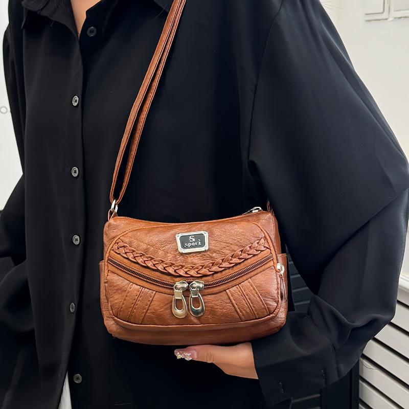Women's New Soft Leather Crossbody Bag,Fashion Shoulder Bag,Phone Bag