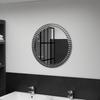 Wall Mirror 60 Cm Tempered Glass