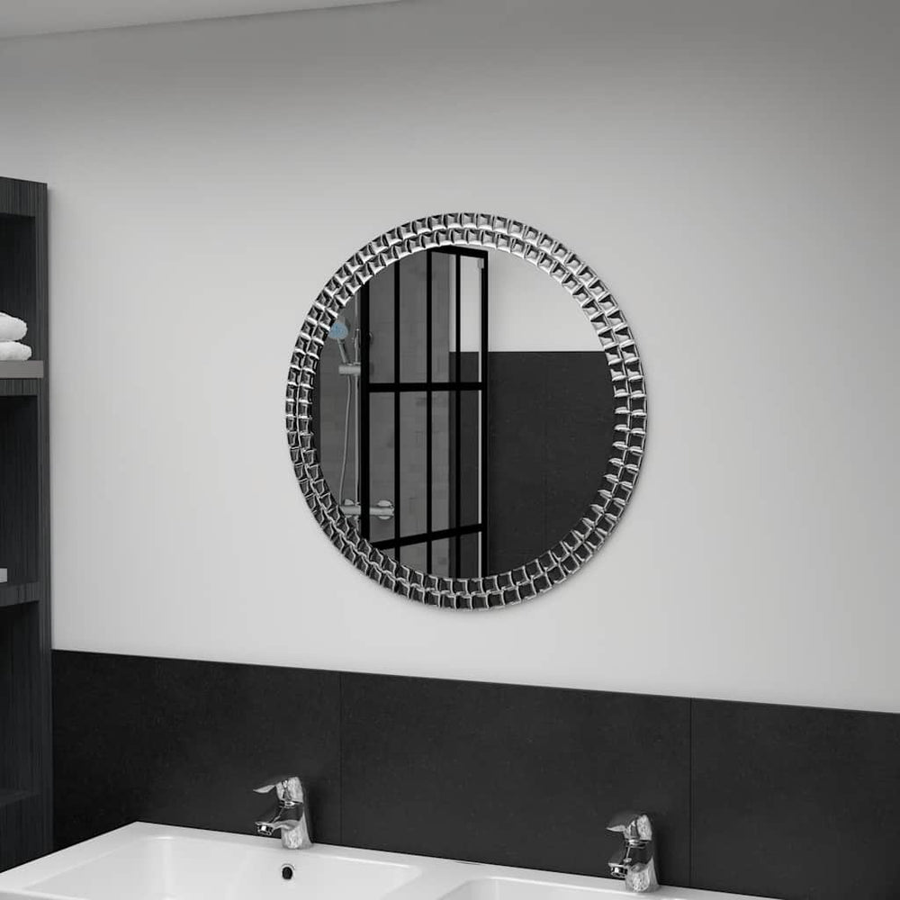 Wall Mirror 60 Cm Tempered Glass