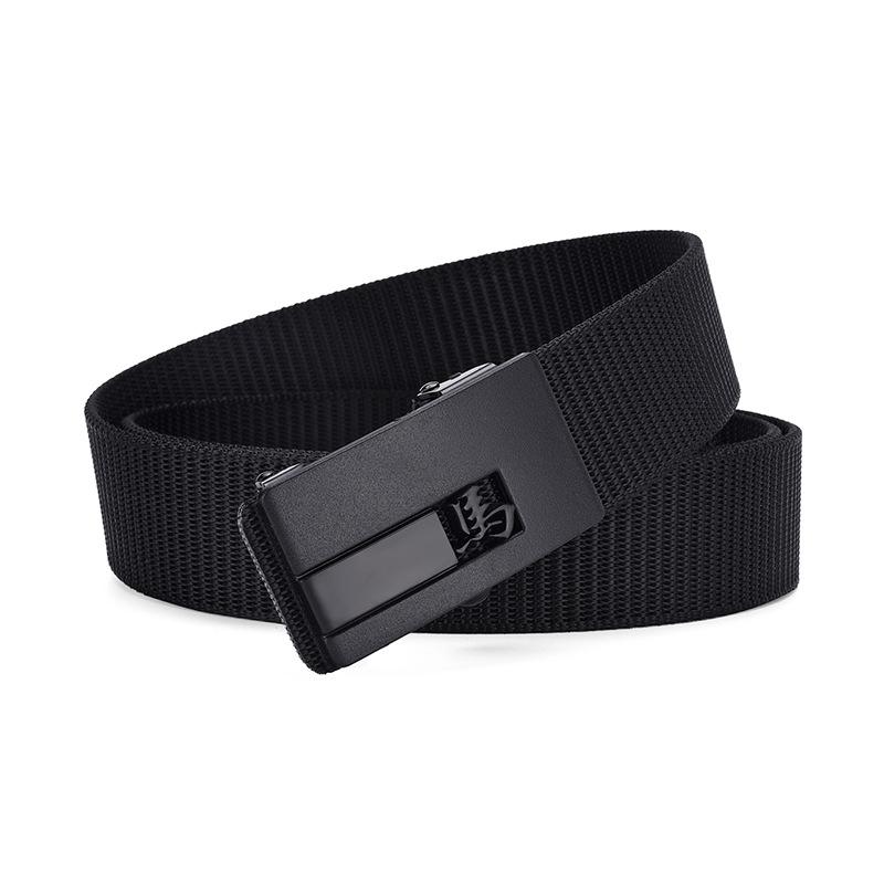 Zodiac Toothless Canvas Belt Simple Automatic Buckle Imitation Nylon Belt Casual Men'S Belt