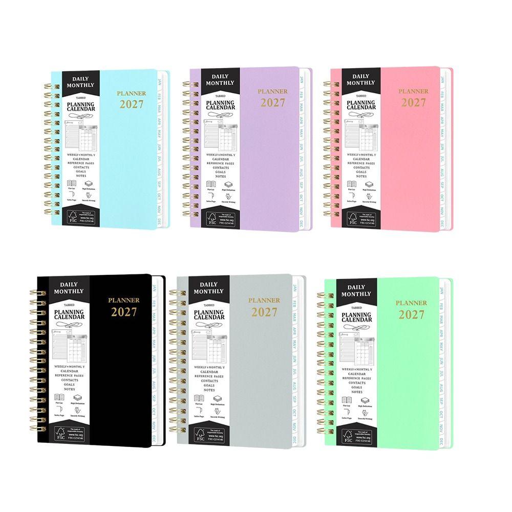 A5 2027 Yearly Planner Notebook Efficiency To-do List Notebook Stationery