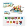 Mini Magnetic Blocks, Travel Magnet Building Blocks for Toddlers, 35 PCS Magnetic Building Toys with Portable Iron Box Magnetic