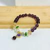 Hand Jewelry Crystal Beads Bracelet Luxury Vintage Beaded Bracelet Zircon Inlay Pendant  Decoration