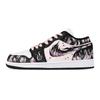 Air Jordan 1 Love Flame Ignites Heart Low Top Vintage Basketball Shoes Unisex Black White Pink DC0774-101(Team773-)