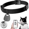 Cat Collar with QR Code Name Tag, Breakaway Kitten Collar for Boy & Girl Cats, Ultra Soft Elastic Adjustable Band, Safety Break Away Buckle,