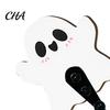 Space Saving Entryway Hooks Halloween Themed Wall Hook, Decorative Ghost Pattern Key Hanger, Self Shape Mounted Hook Adhesive Backing Wood Base