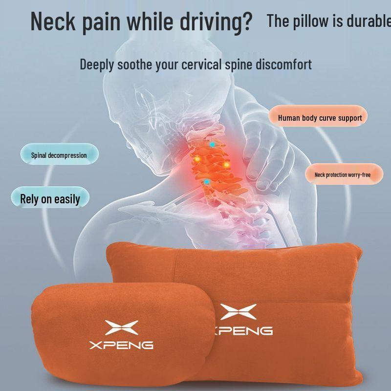 XPeng G9 Car Accessory Set: Headrest, Lumbar, Neck & Seat Pillows, 2023 Model.