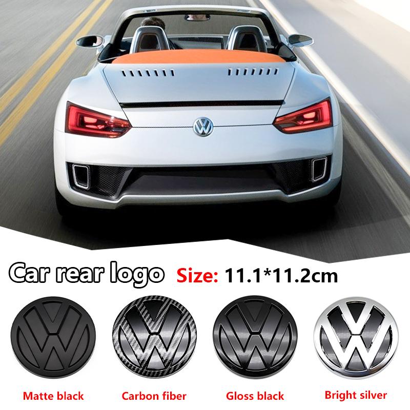 hijk1 1Pc 3D ABS Car Rear Trunk Emblem Badge Logo For Volkswagen VW MK7 Golf 7 7.5 MK7.5 GTI R Rline GTD Replacement Auto Accessories