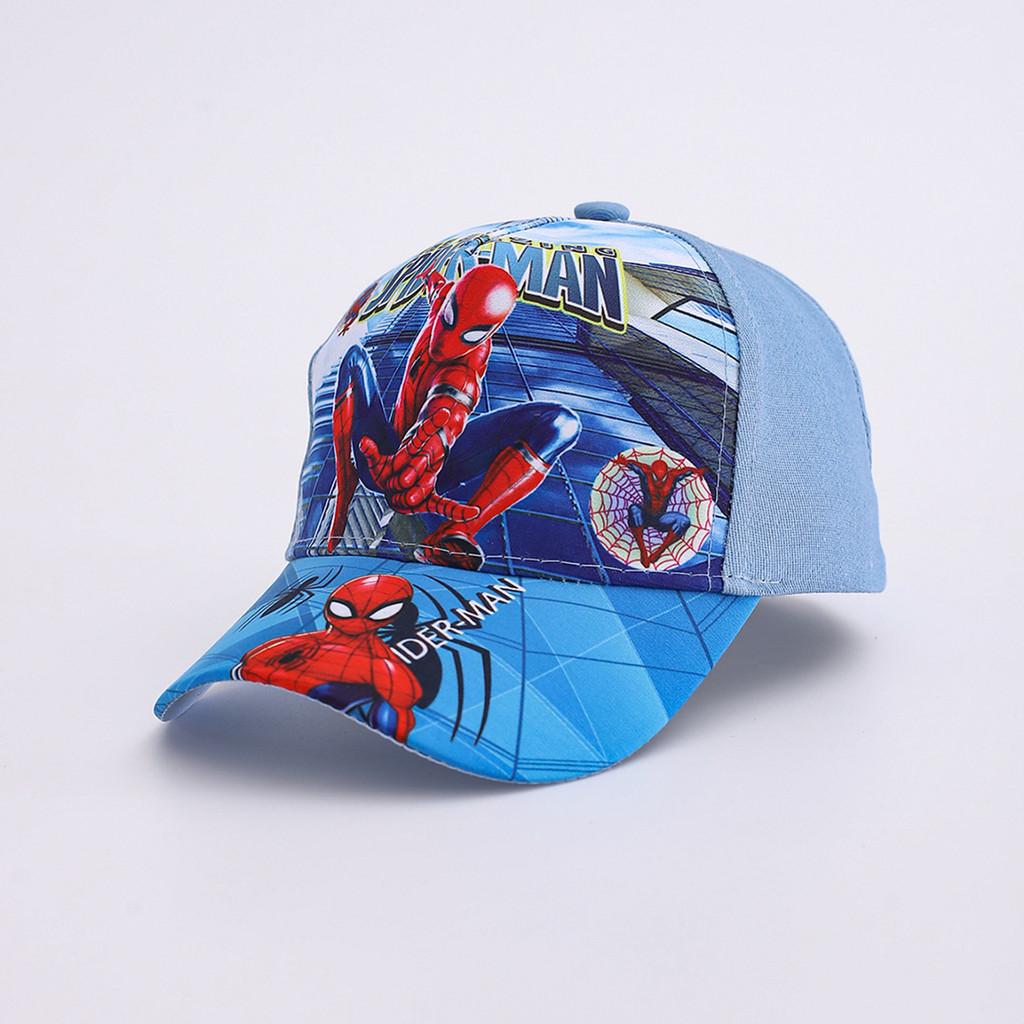 Childrens Cartoon Spider Man Baseball Cap With Breathable Polyester For Summer Outdoor Play