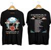 Onerepublic Evropské turné Unisex tričko Dárek pro fanouška Dvoustranné unisex tričko