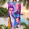 Kpop Hunter Fashion Beach Towel: Ideal for Summer Adventures Soft, absorbent and quick drying suitable for swimming and bathing