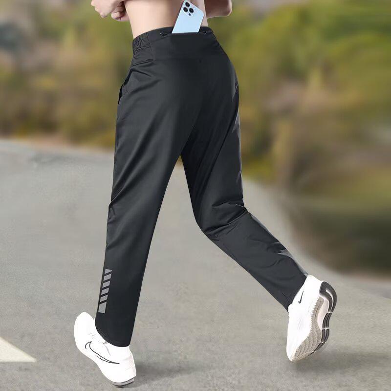 

Men s Quick-Dry Running Pants with Back Waist Phone Pocket - New Style for Professional Marathon Training 2XL чорний