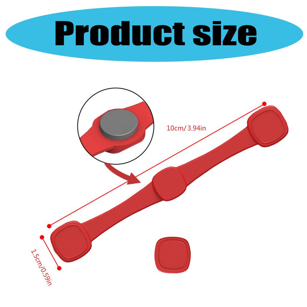 Air Fryer Magnet Silicone Buckle Non Scratch Removable Air Fryer Magnets Fixation Safely Paper Holder Easy to Use