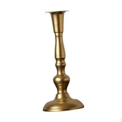 Metal Candle Holder Candelabra Candlestick Stick for Desktop Anniversary