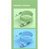 UTHAI Liquid Silicone With Light Data Cable For Android TYPE-C Xiaomi Mobile Phone Super Fast Charger Cable