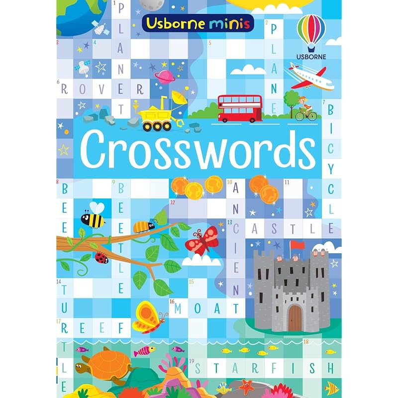 Minis Crosswords (Usborne Minis) This little book is packed with fun crosswords