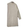 ELENDEEK 511960322701 Beige X White Pleated One-Piece Asymmetrical Knit Set Dress F Beige X whiteUsed