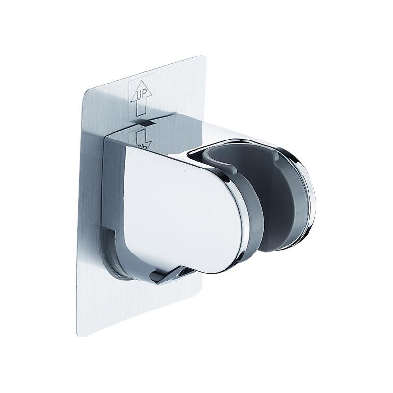 No-Drill Suction Cup Shower Holder: Movable Wall Mount for Bathroom Accessories