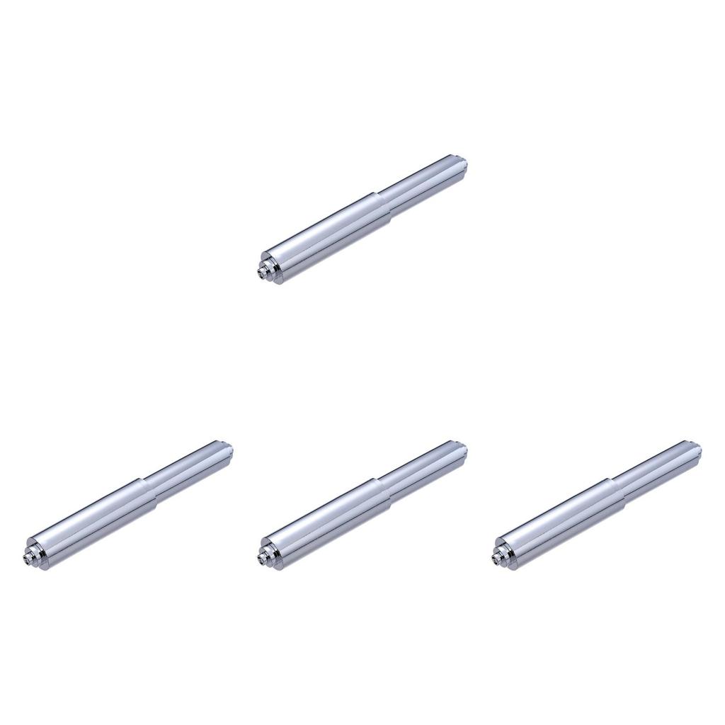 4 Pieces Toilet Paper Holder Spring Rod, Easy Installation,Toilet Roll Rods Adjustable Replacement Tissue Box Paper Roll Core