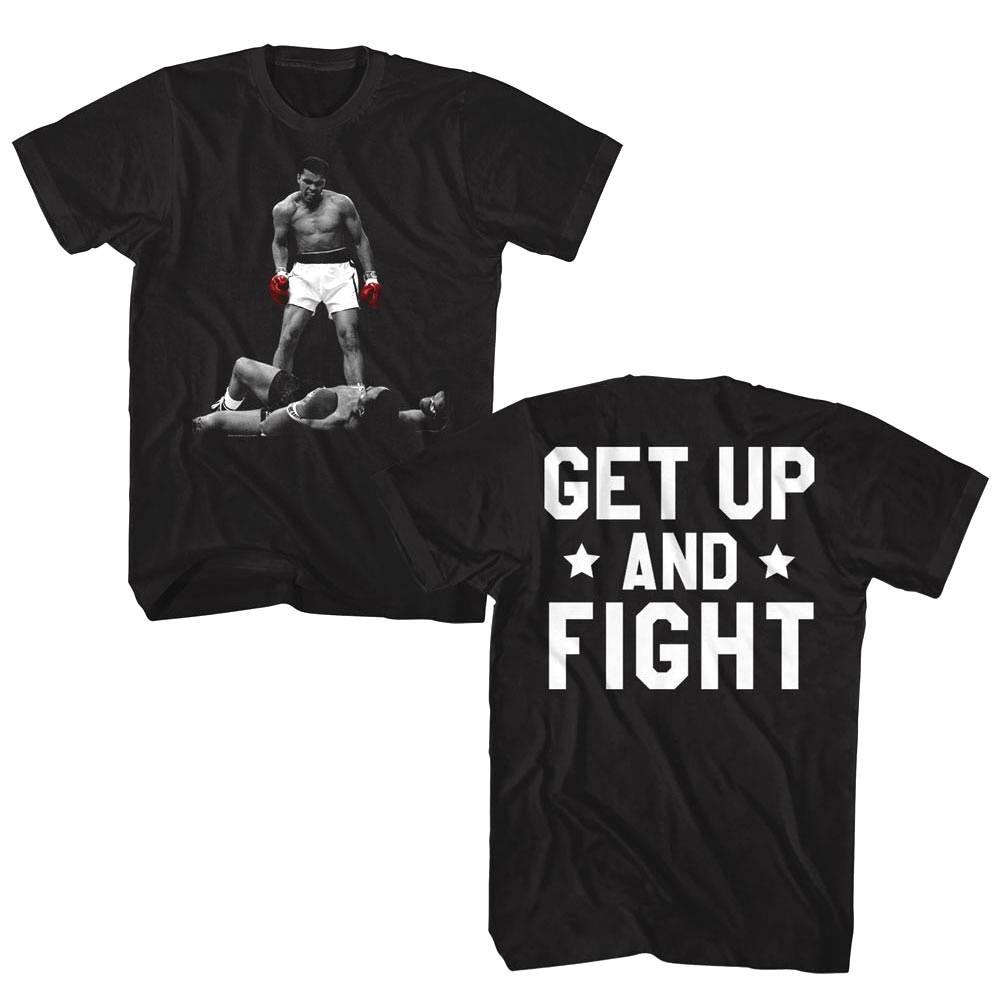 Muhammad Ali Get Up Fight Liston Men T Shirt M