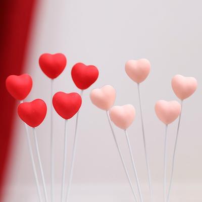 Amour Dessin Animé Gâteau Papier Cupcake Plugin Décoration Fête d'Anniversaire Mariage Fournitures Plugin Gâteau