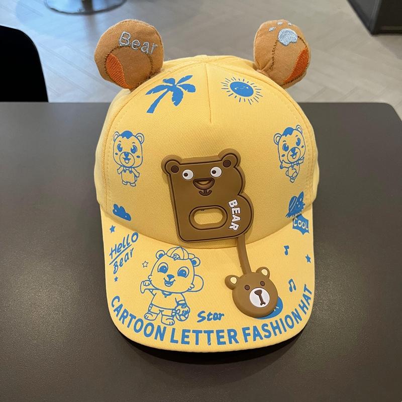 Summer Baby Hat Cartoon Windmill Baby Girls and Boys Cap Sunshade Outdoor Children Baseball Cap Toddler Sun Hats for Kids