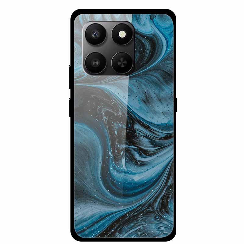 Glass Back Cover For Honor 200 Pro 5G Case Marble Hard Tempered Glass Case For Honor play 10T 400 Smart 5G Case 6.77" Shell Para