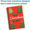 100pcs Glitter Christmas Tree Star DIY  Foam EVA Stickers SET, Self-adhesive, Crafts supplie Greeting Cards Gift Decoration