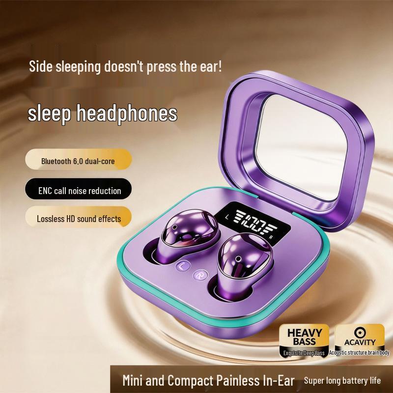 Smart B51 Bluetooth Sleep Earphones: Comfortable, Noise-Cancelling, Long Battery Life for Sports & Side Sleeping