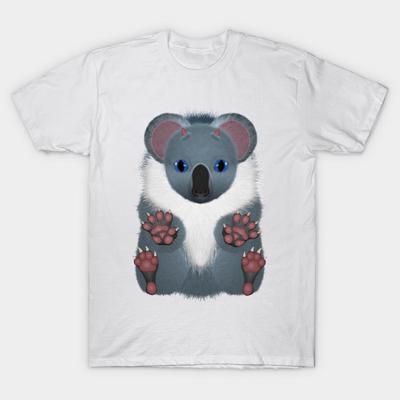 T Shirt Women Fu Koala Harajuku Print Kawaii Tshirt Summer Short Sleeve Female T-Shirt Top Tee