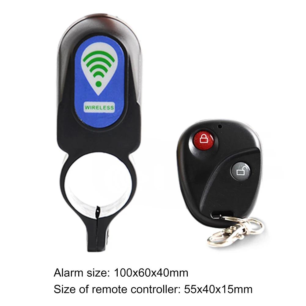 12V Motorcycle Burglar Alarm 1 Way Anti-theft Alert Motorcycle Alarm Without Installation Bicycle Burglar Alarm Car Alert