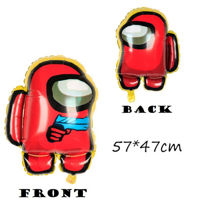 

Crewmate Imposter Theme Foil Balloon Kids Birthday Party Decor Balloon