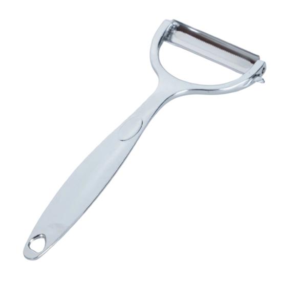 Multifunctional Peeler, Zinc Alloy Vegetable Fruit Cutter for Potato Apples, Ergonomic Kitchen Scraper with Hanging Hole