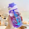 with Flip Straw Water Sippy Cups Leakproof Drinking Cup Sports Bottles  for Student Outdoor Sports