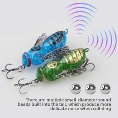 2026 5g Weight Fishing Lures Floating Design Insect Shape Bionic Swimbaits 48mm Size Wobblers Bass Fishing