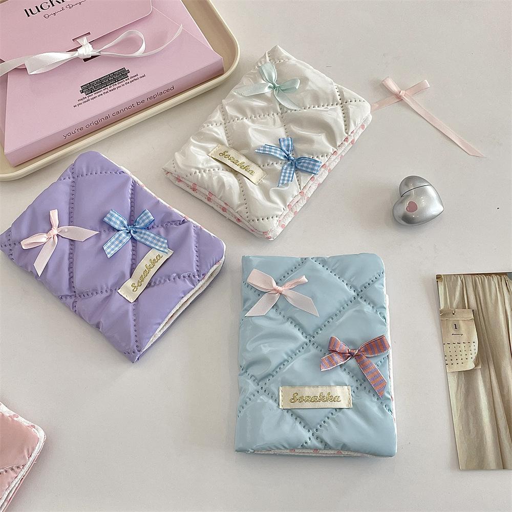 22 Sweet Bow Passport Book Card Holder Document Storage Bank Card Travel ID Card Holder