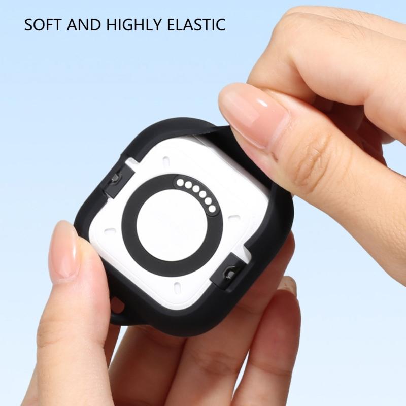 Flexible Shockproof Camera Case With Detachable Lens Guard And Neck Strap For Outdoor Sports Equipment Protective Gear