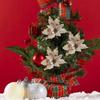 Christmas Tree Holiday Parties Christmas Tree Decoration Elegant And Colorful Glitter Round Anthers High Quality Material
