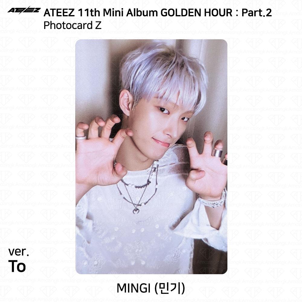 ATEEZ Cel de-al 11-lea Mini Album Ora de Aur Pt.2 Pentru Jurnal pentru Ver Photocard Carte poștală