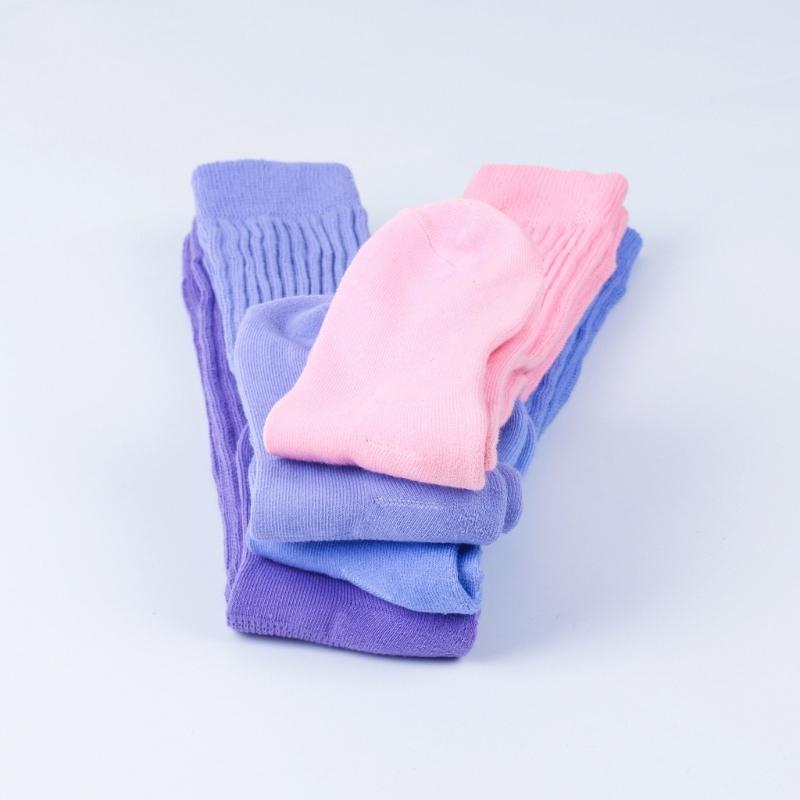 Women Calf Socks, Middle Tube Solid Color Crew Socks Colorful Mid-length Stockings Fashion Socks for Women
