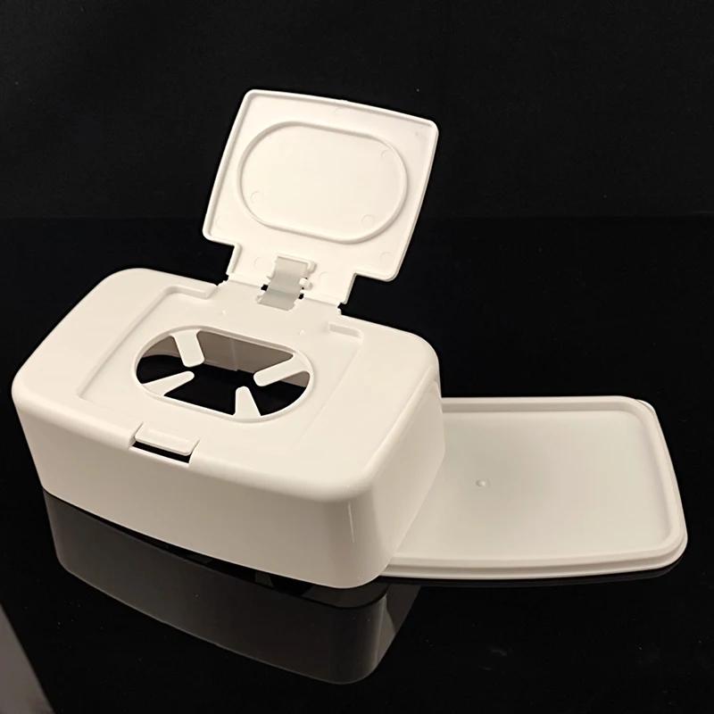 Våtservettslåda Servettdispenser Bärbar Servetter Förvaringslåda Hållare Behållare