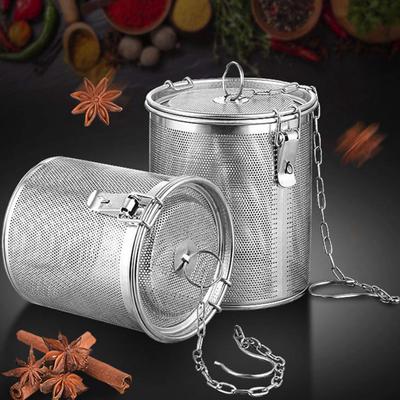 Teballsil i rustfritt stål Suppe Krydder Separasjonskurv Krydderfilter