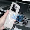 For Xiaomi 15 Pro Clear Phone Magnetic Case TPU+Acrylic Back Cover